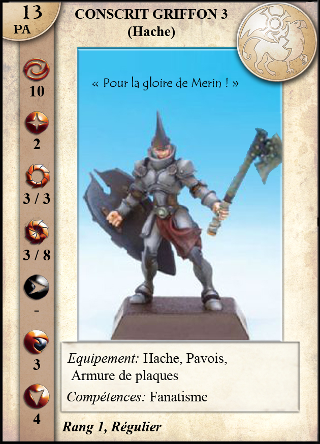 Conscrit Griffon 3 (Hache)